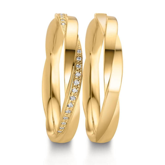Alliance Or jaune 18K